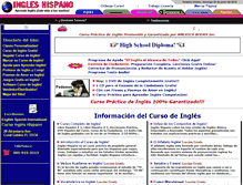 Tablet Screenshot of ingleshispano.com